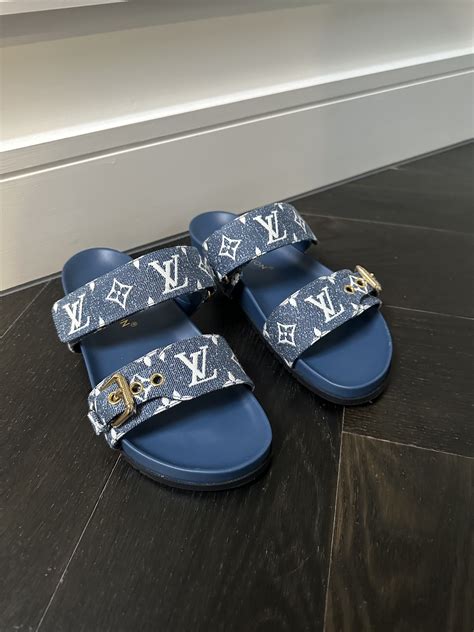 lv bom dia flat mule price|Bom Dia Flat Mule .